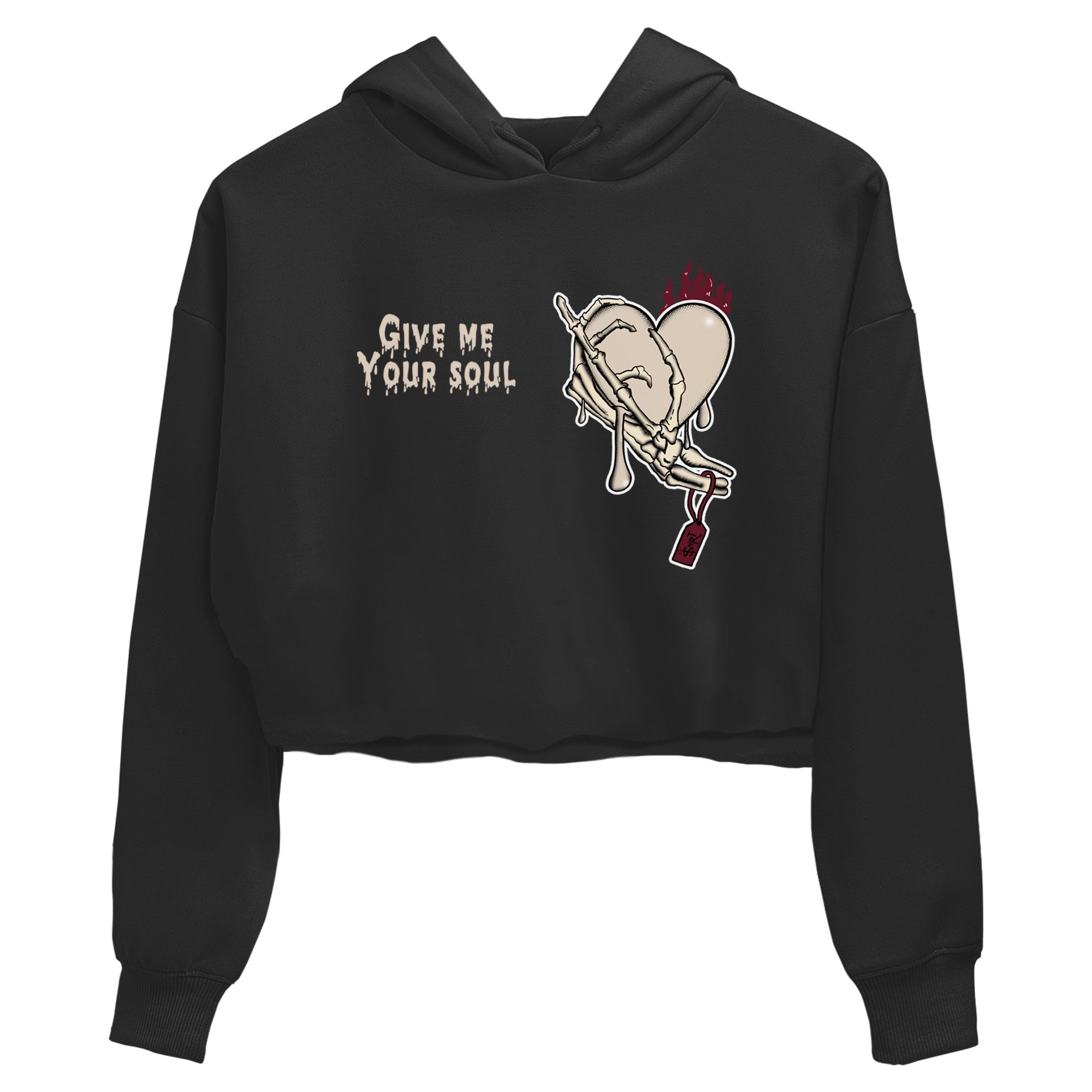 Give Me Your Soul snkmatch Women's Top - Air Jordan 4 A Ma Maniere x Fossil Stone