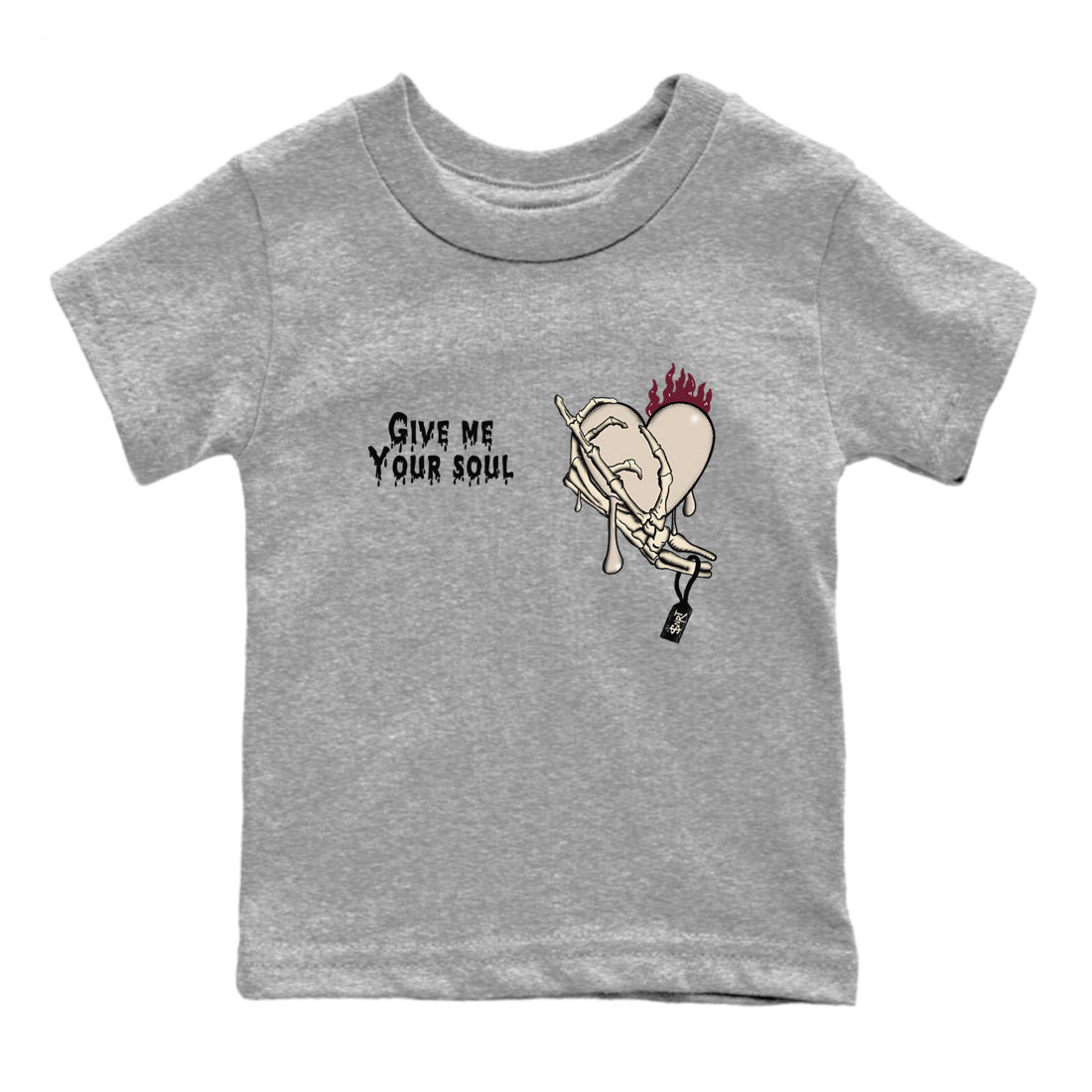Give Me Your Soul snkmatch Tees Kids - Air Jordan 4 A Ma Maniere x Fossil Stone