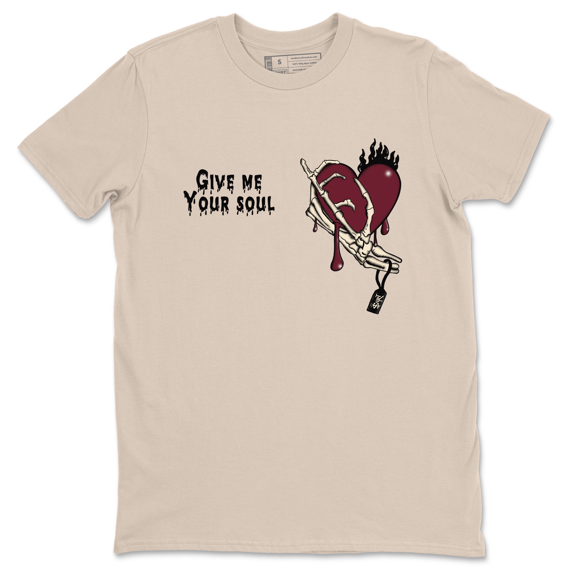Give Me Your Soul snkmatch Tees - Air Jordan 4 A Ma Maniere x Fossil Stone
