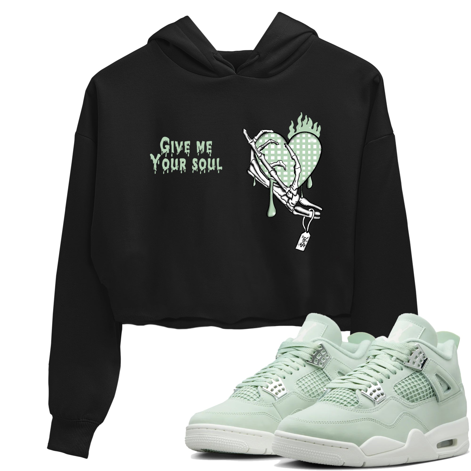 Give Me Your Soul snkmatch Women's Top - Air Jordan 4 Abundance