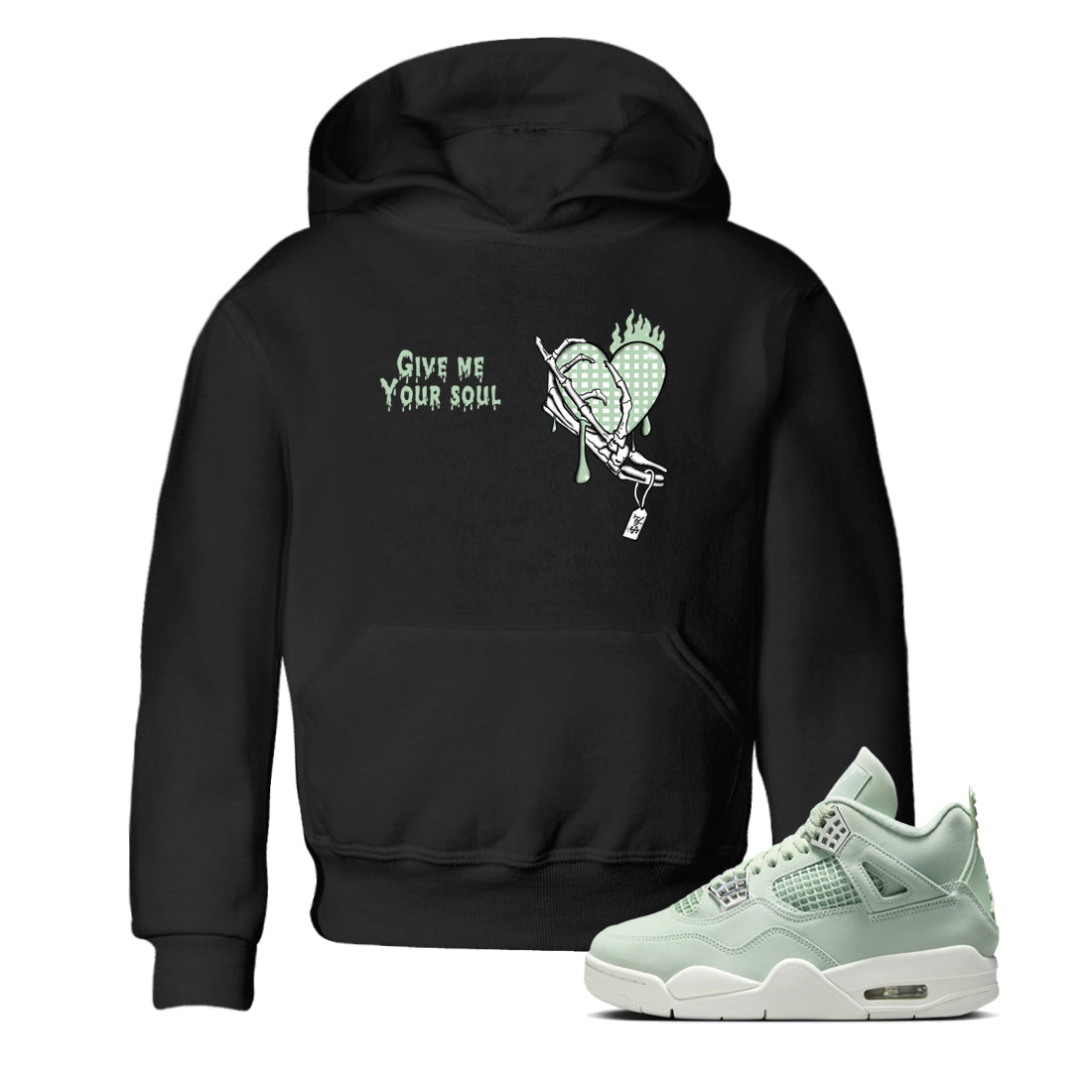 Give Me Your Soul snkmatch Tees Kids - Air Jordan 4 Abundance
