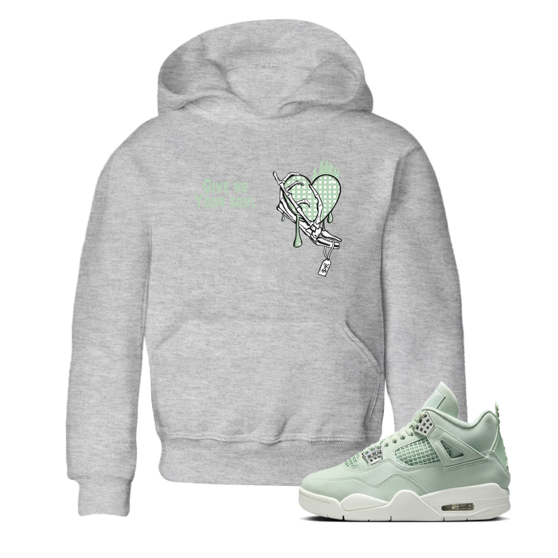 Give Me Your Soul snkmatch Tees Kids - Air Jordan 4 Abundance