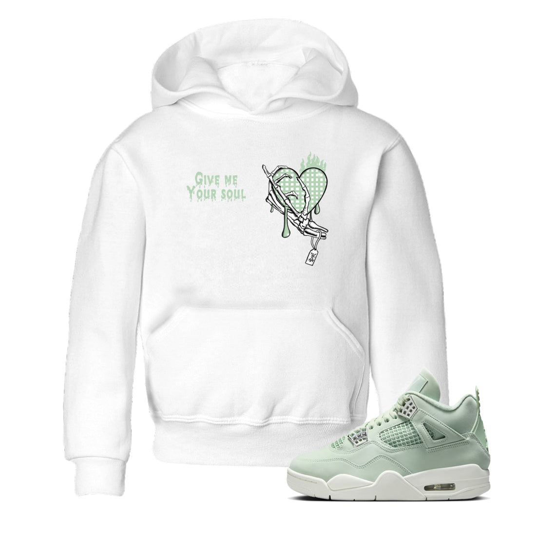 Give Me Your Soul snkmatch Tees Kids - Air Jordan 4 Abundance