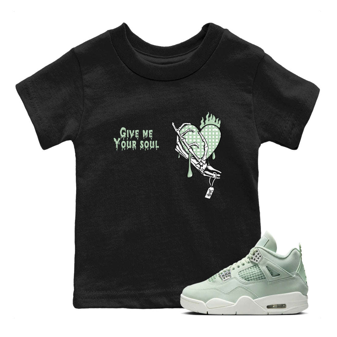 Give Me Your Soul snkmatch Tees Kids - Air Jordan 4 Abundance
