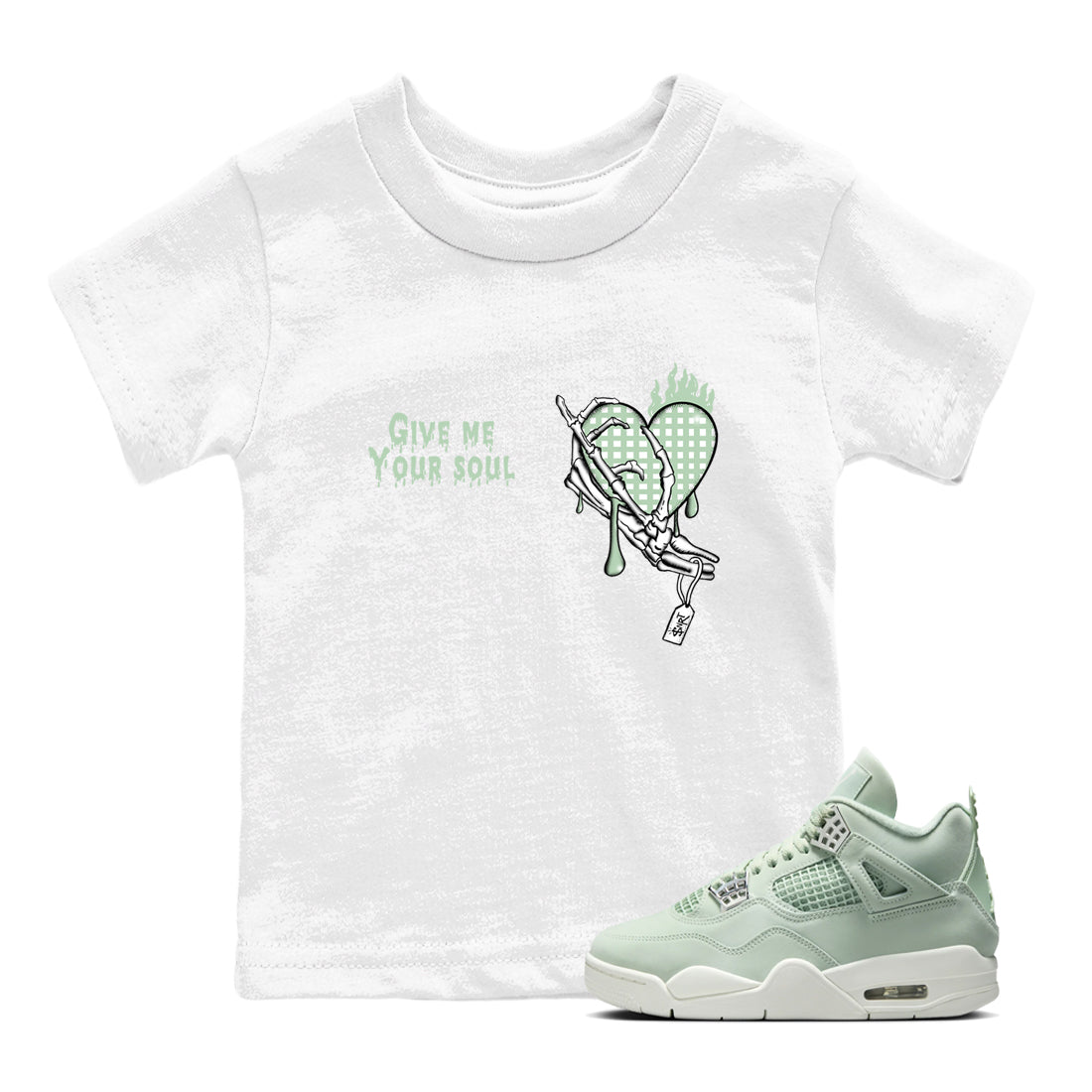 Give Me Your Soul snkmatch Tees Kids - Air Jordan 4 Abundance