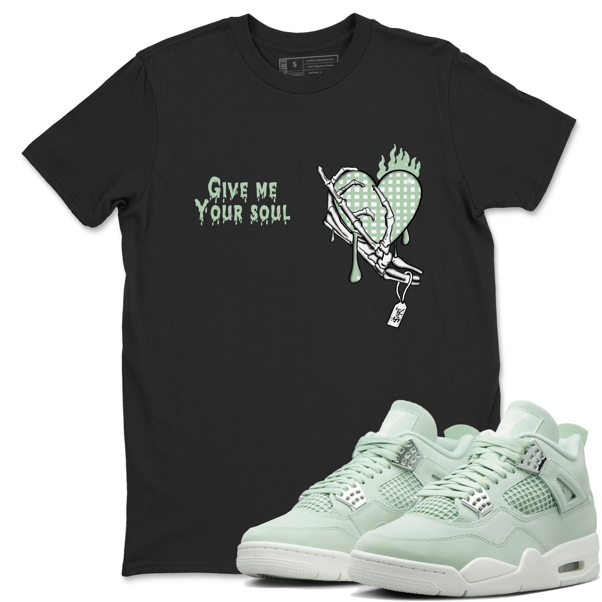 Give Me Your Soul snkmatch Tees - Air Jordan 4 Abundance