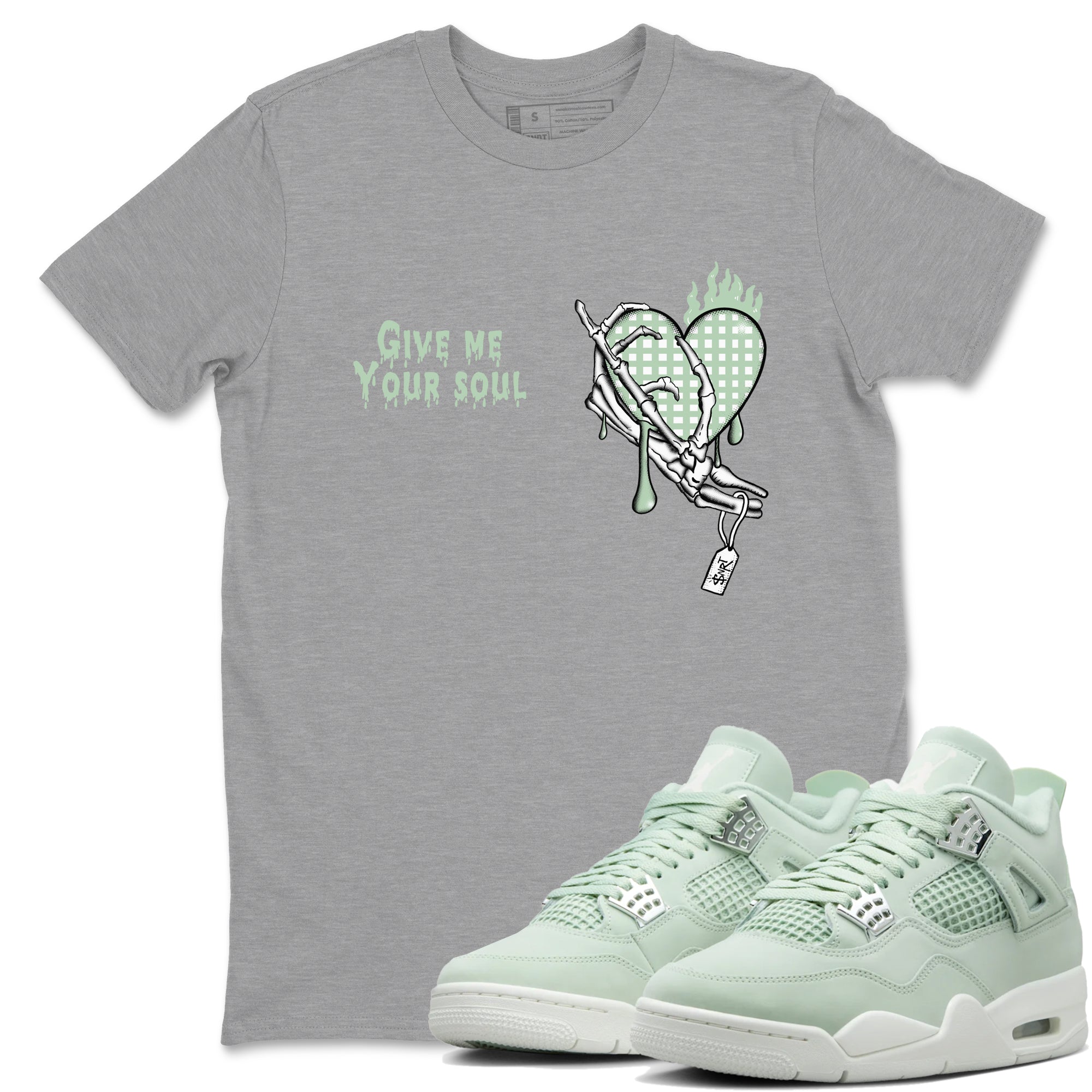 Give Me Your Soul snkmatch Tees - Air Jordan 4 Abundance