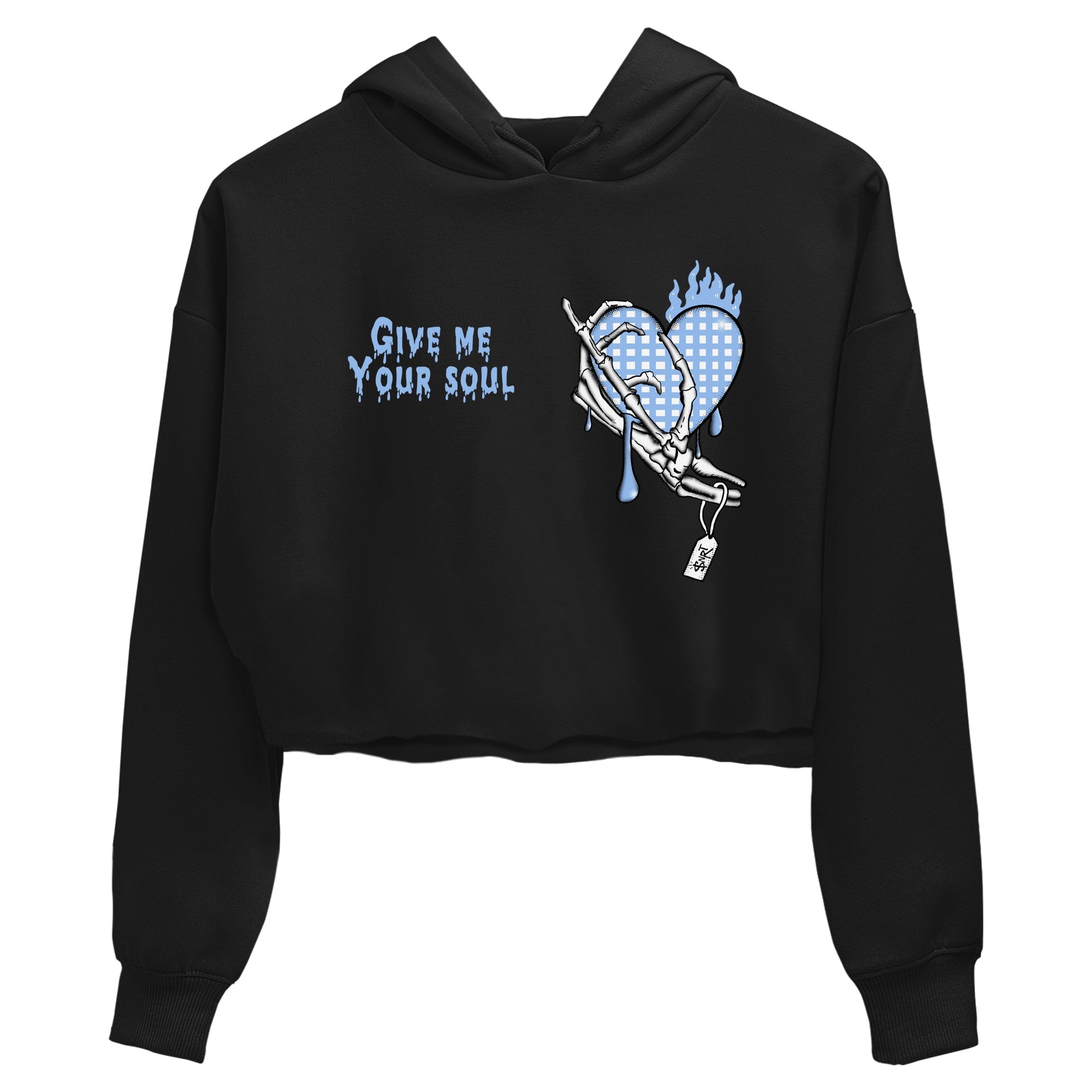Give Me Your Soul snkmatch Women's Top - Air Jordan 4 Aluminum