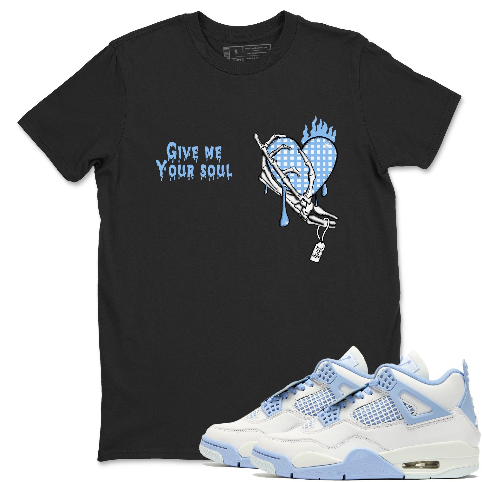 Give Me Your Soul snkmatch Tees - Air Jordan 4 Aluminum