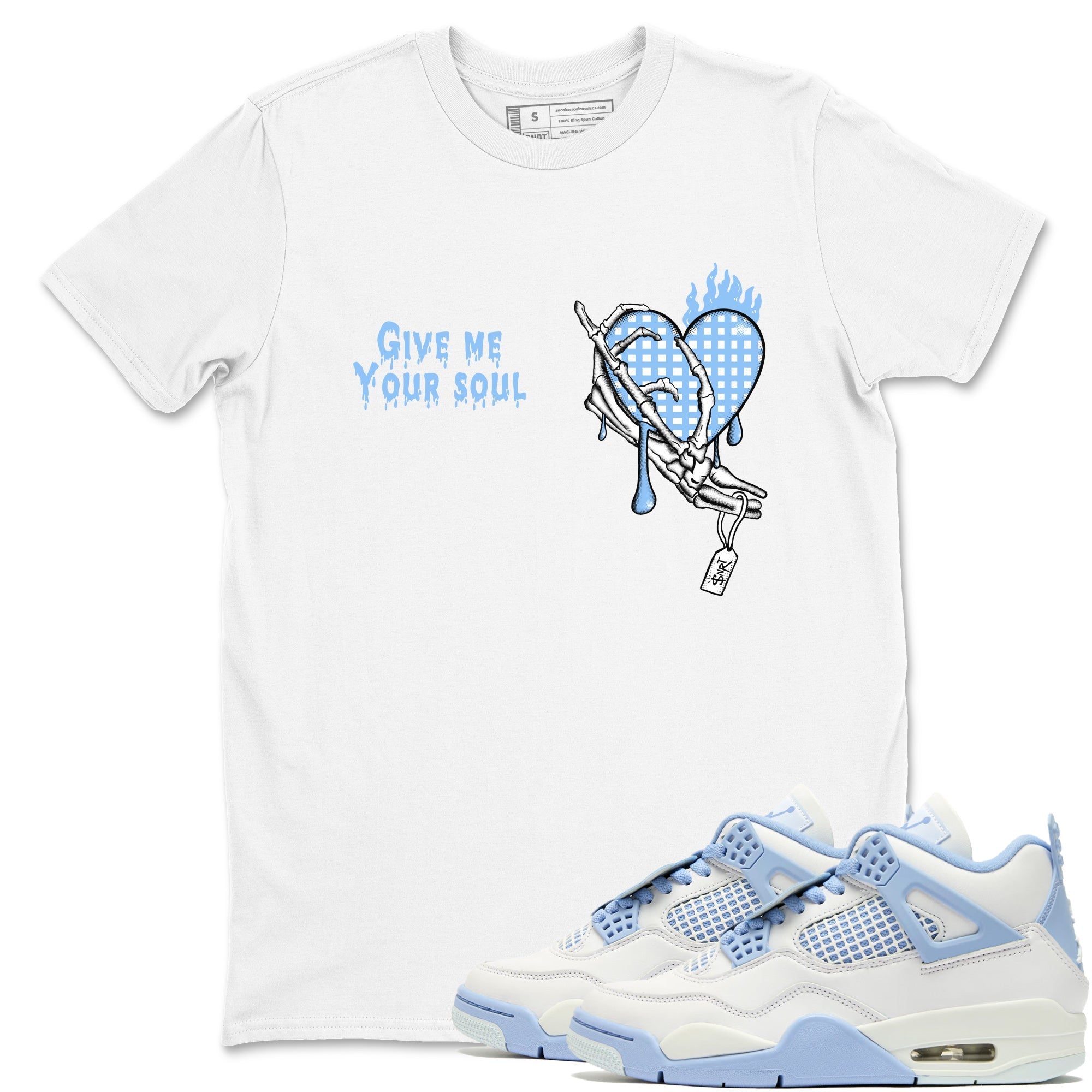 Give Me Your Soul snkmatch Tees - Air Jordan 4 Aluminum