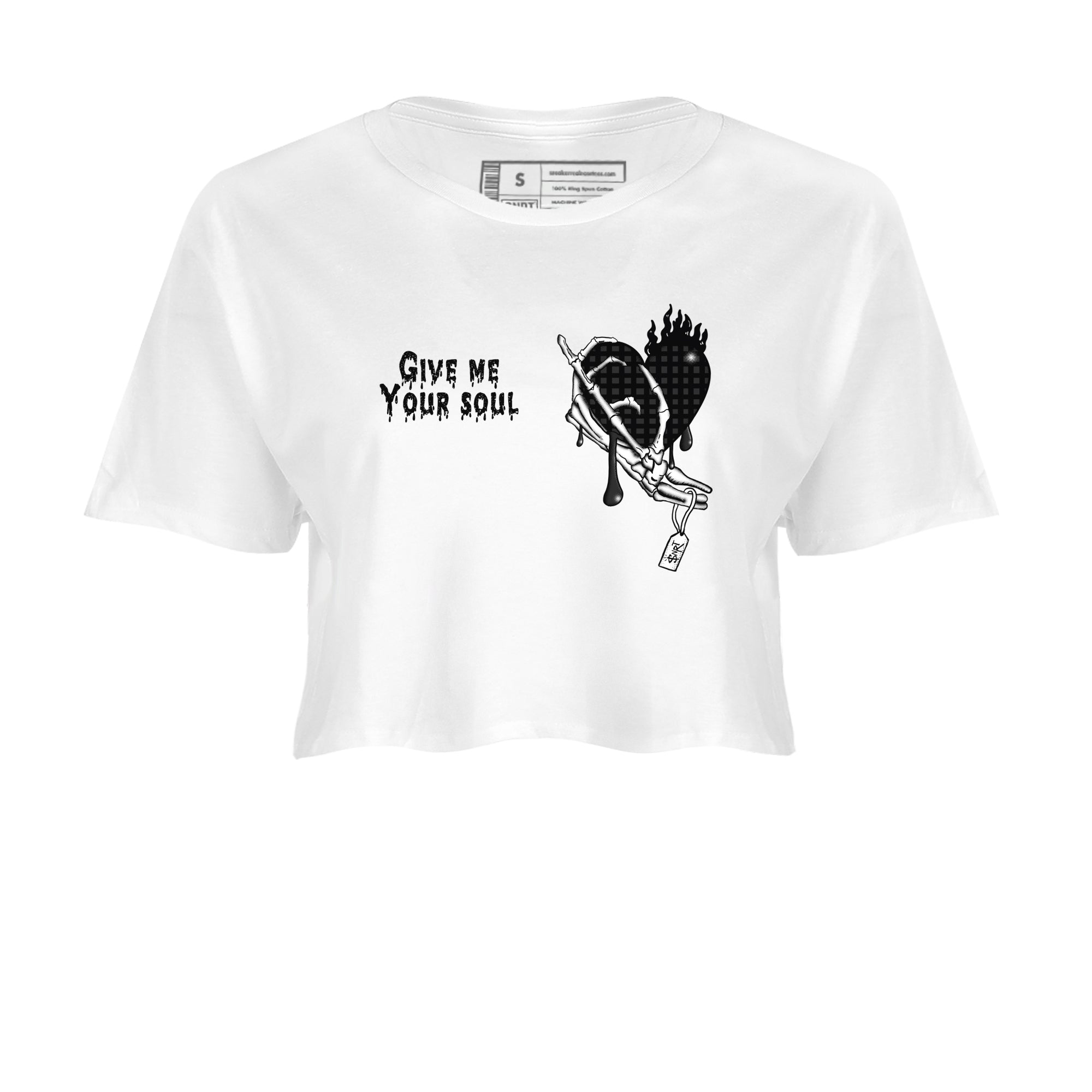 Give Me Your Soul snkmatch Women's Top - Air Jordan 4 Fear