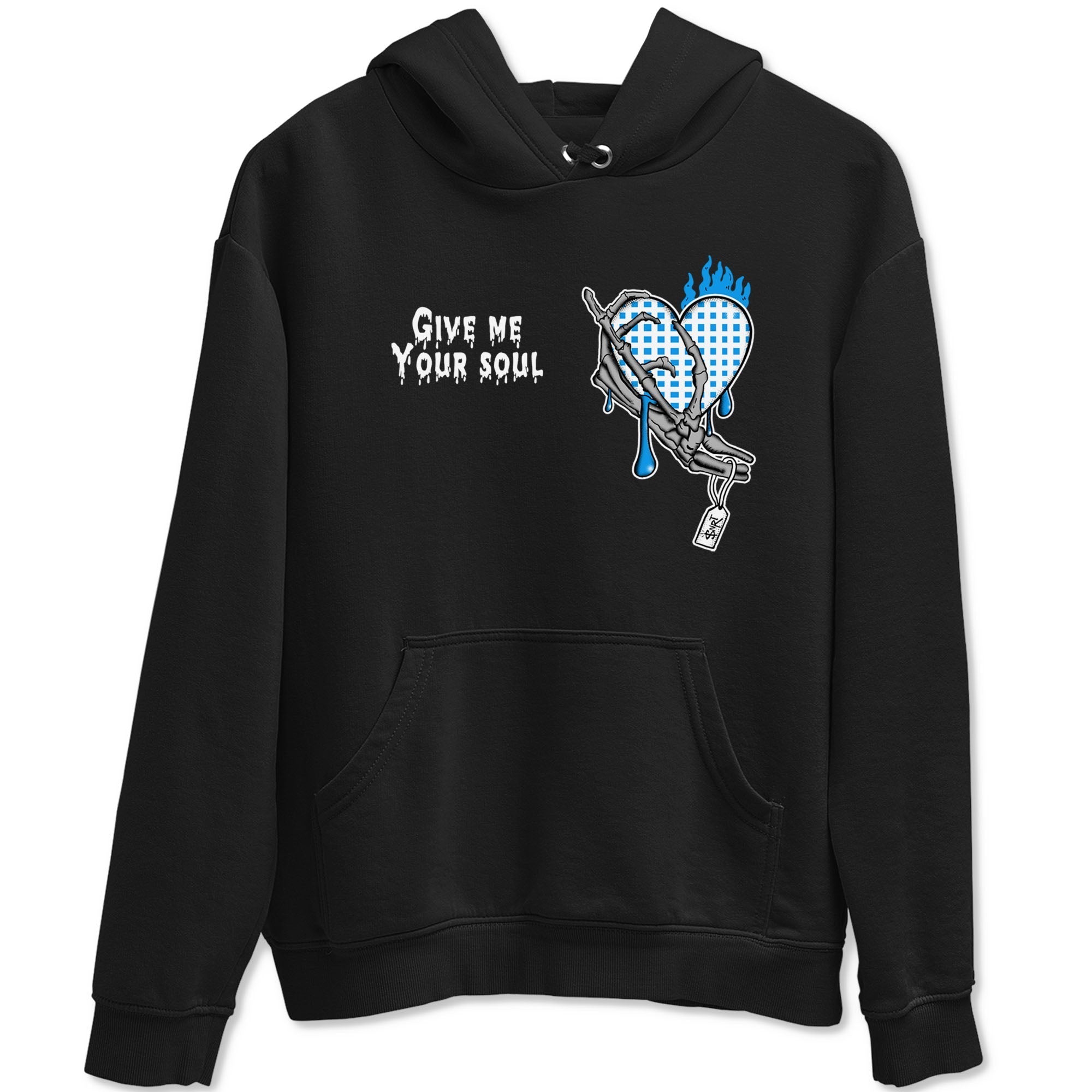 Give Me Your Soul snkmatch Tees - Air Jordan 4 Military Blue