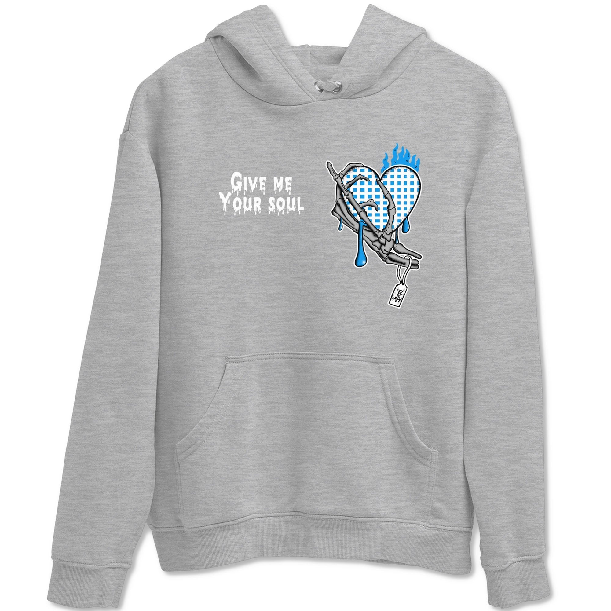 Give Me Your Soul snkmatch Tees - Air Jordan 4 Military Blue