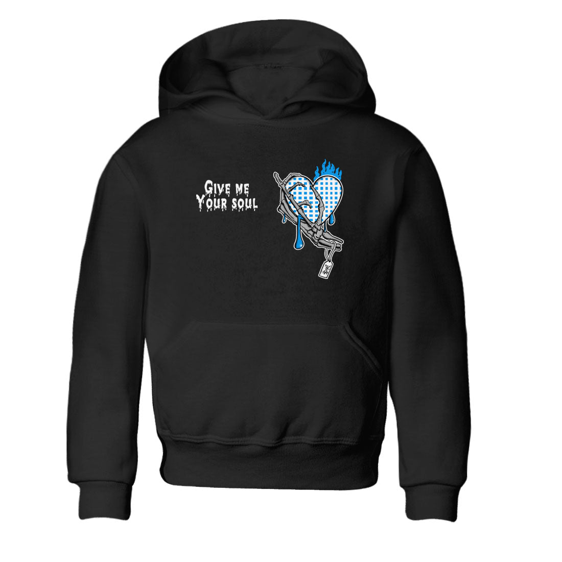 Give Me Your Soul snkmatch Tees Kids - Air Jordan 4 Military Blue