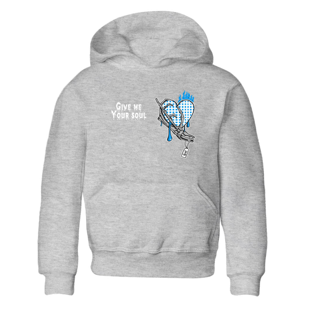 Give Me Your Soul snkmatch Tees Kids - Air Jordan 4 Military Blue