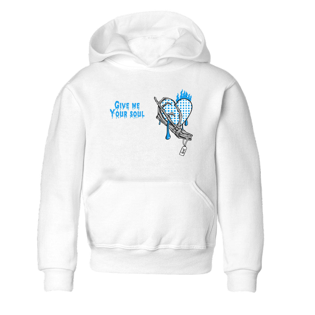 Give Me Your Soul snkmatch Tees Kids - Air Jordan 4 Military Blue