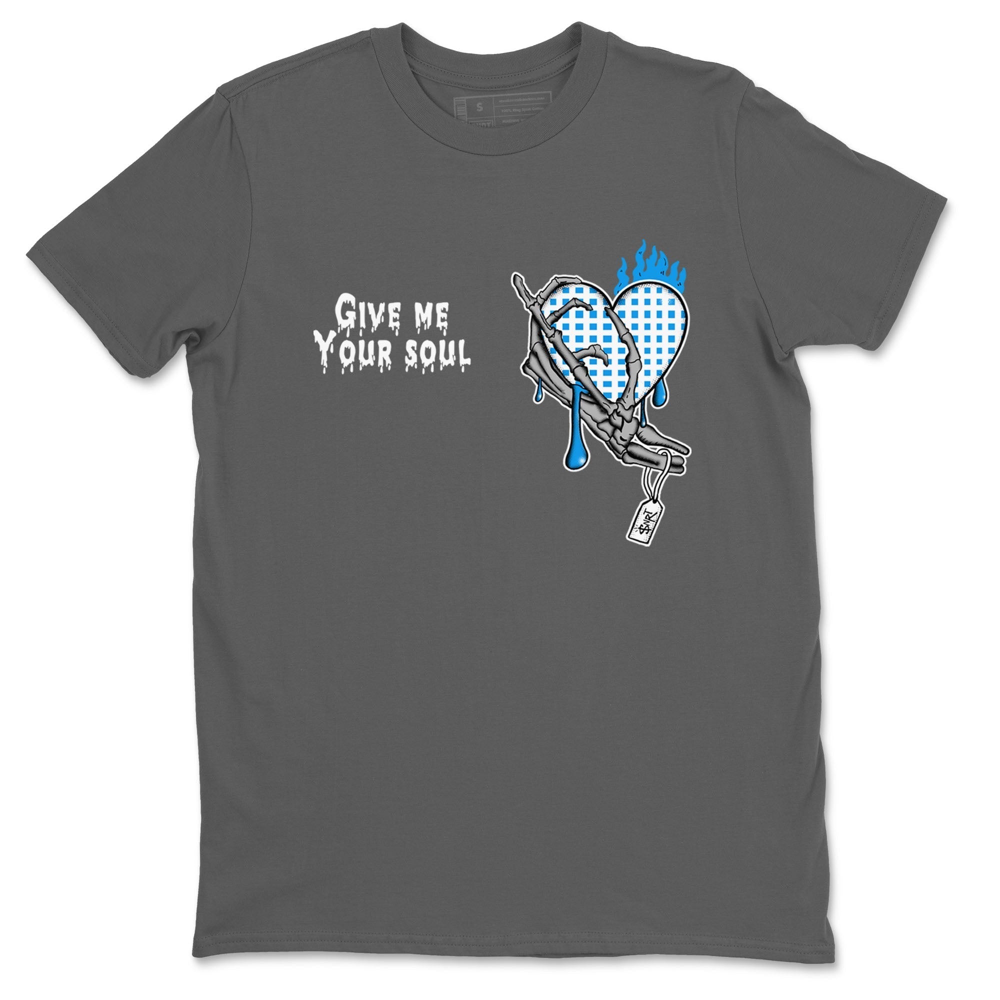 Give Me Your Soul snkmatch Tees - Air Jordan 4 Military Blue