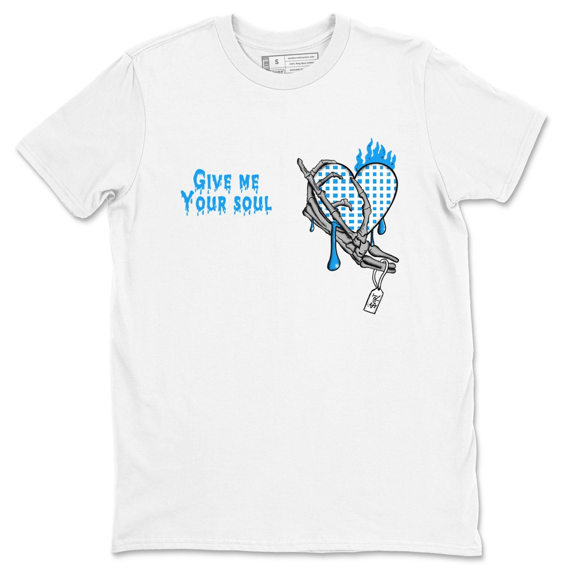 Give Me Your Soul snkmatch Tees - Air Jordan 4 Military Blue