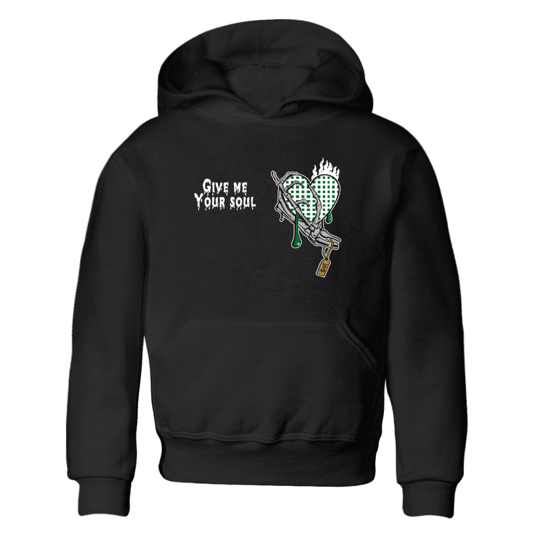 Give Me Your Soul snkmatch Tees Kids - Air Jordan 4 Pine Green