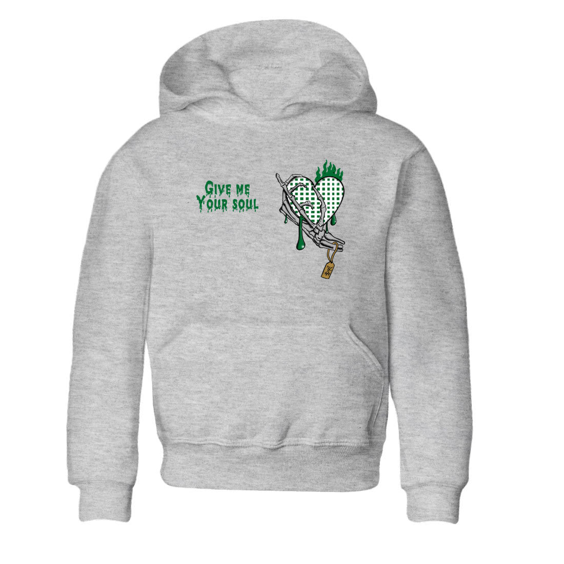 Give Me Your Soul snkmatch Tees Kids - Air Jordan 4 Pine Green