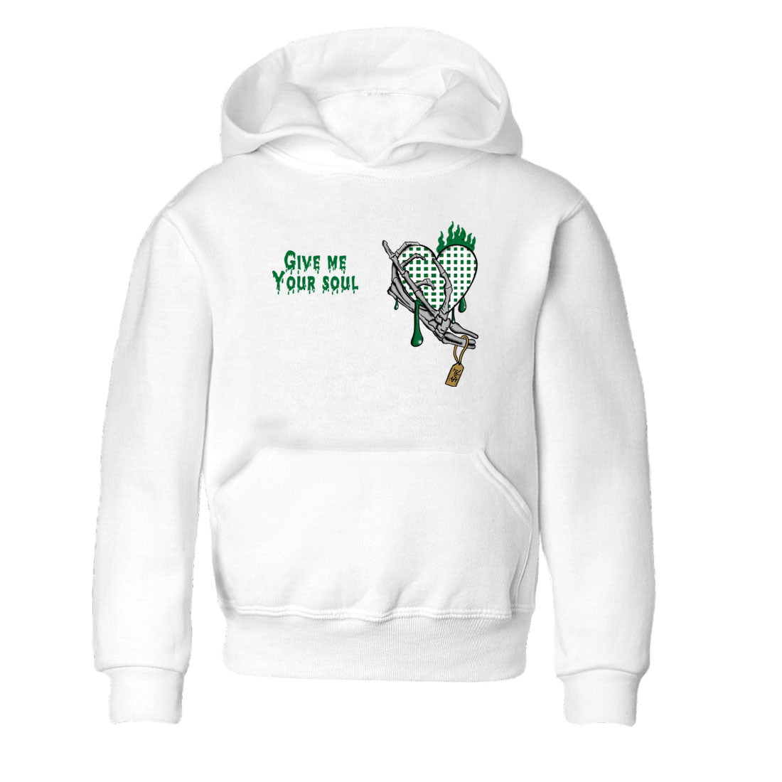 Give Me Your Soul snkmatch Tees Kids - Air Jordan 4 Pine Green