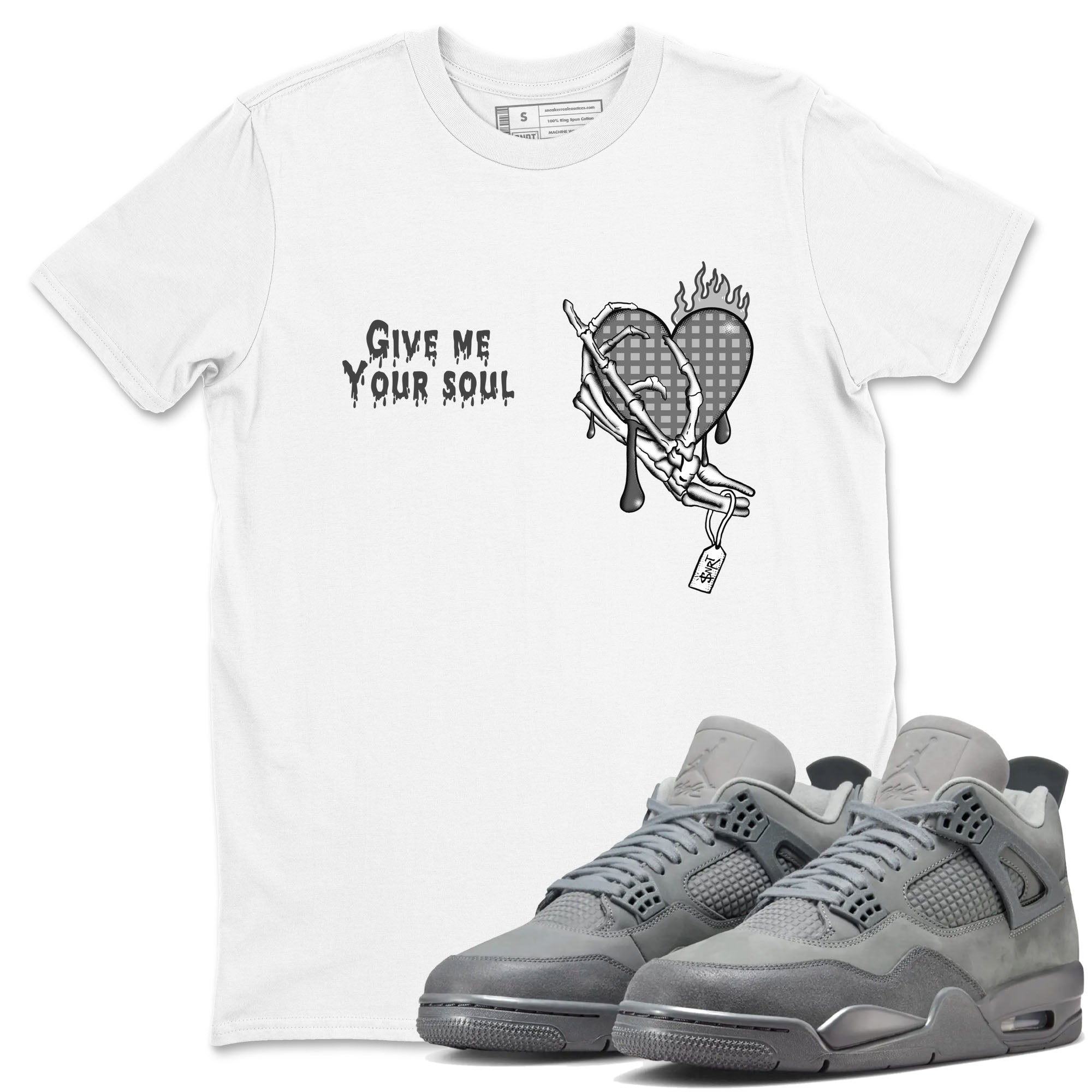 Give Me Your Soul snkmatch Tees - Air Jordan 4 Wet Cement
