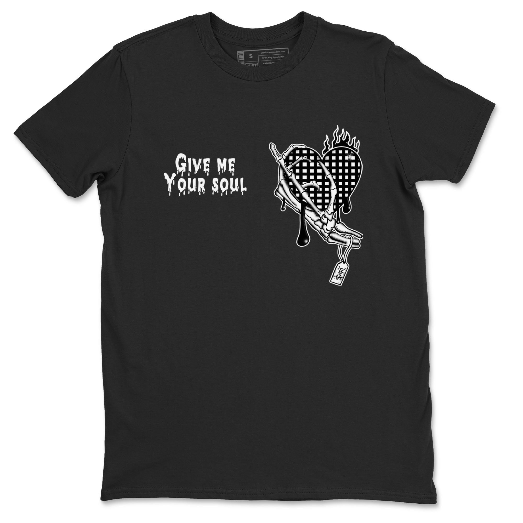 Give Me Your Soul snkmatch Tees - Air Jordan 4 White Thunder