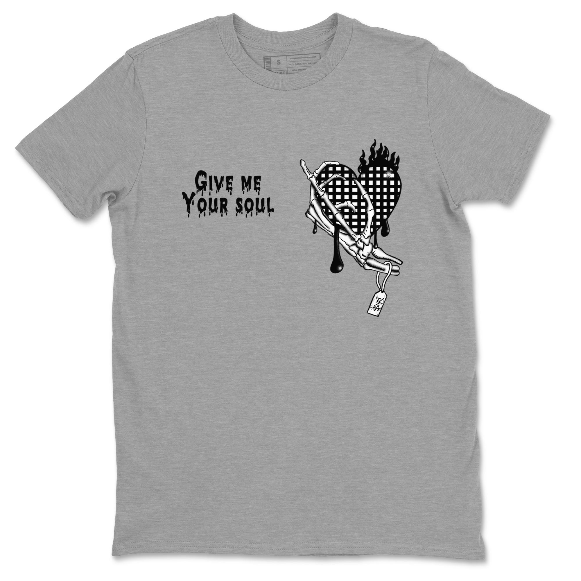 Give Me Your Soul snkmatch Tees - Air Jordan 4 White Thunder