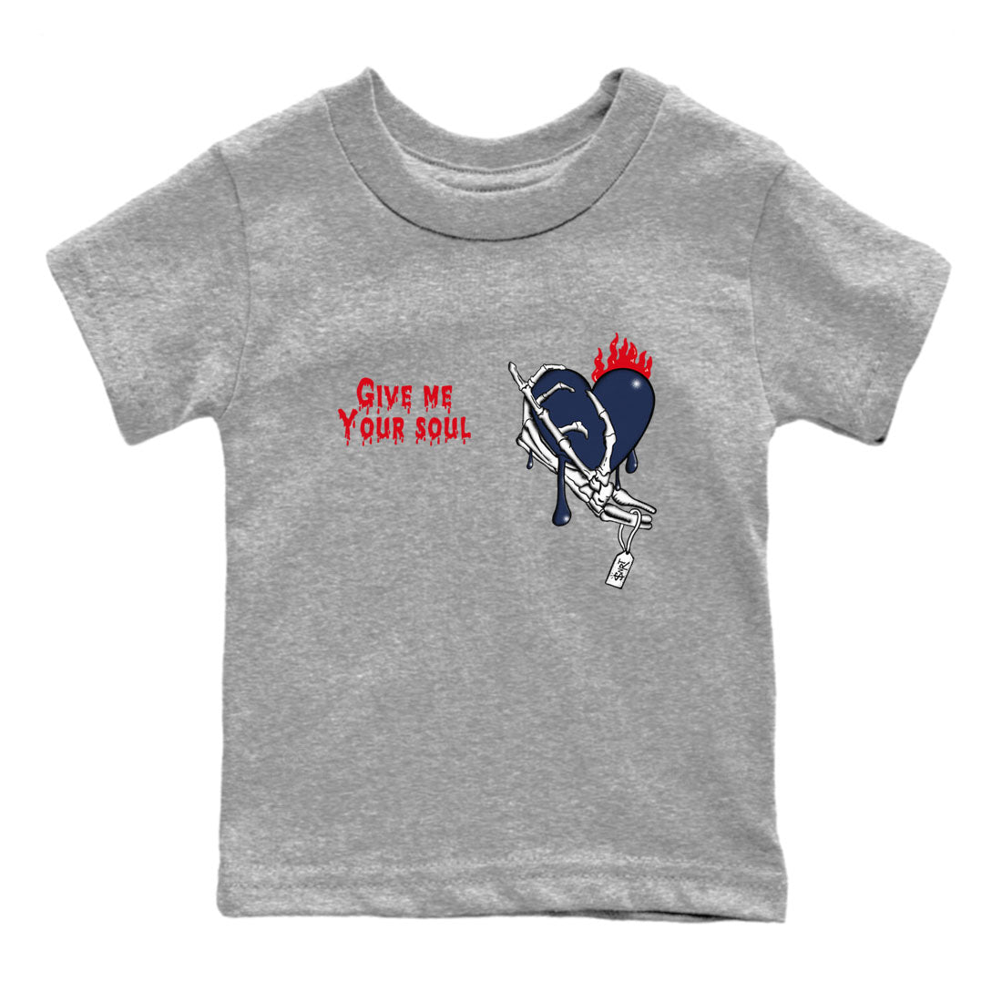 Give Me Your Soul snkmatch Tees Kids - Air Jordan 6 White And Midnight Navy