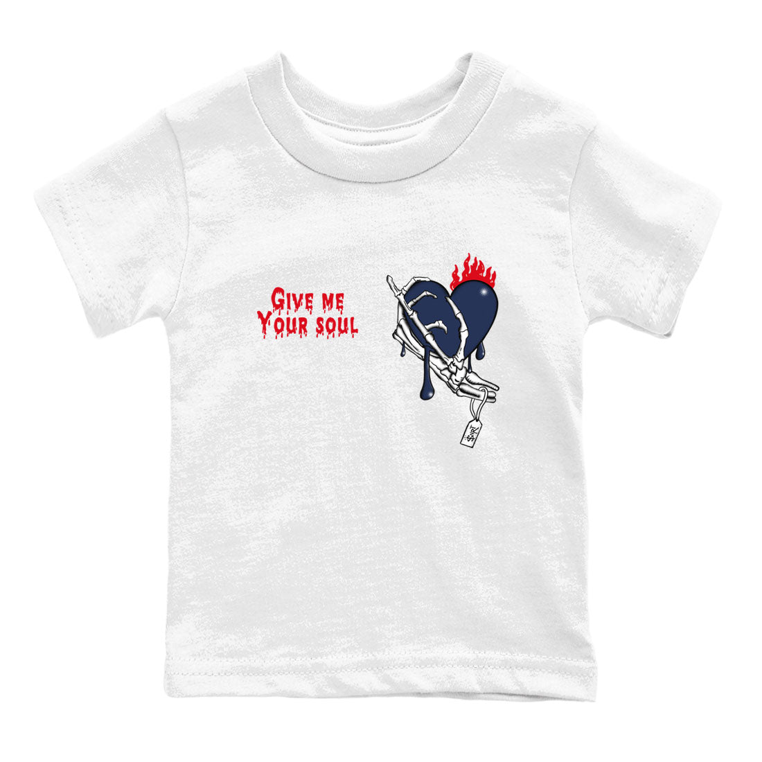 Give Me Your Soul snkmatch Tees Kids - Air Jordan 6 White And Midnight Navy