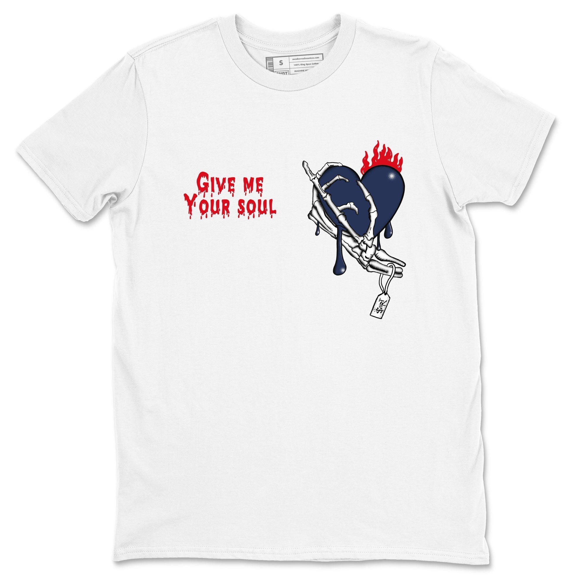 Give Me Your Soul snkmatch Tees - Air Jordan 6 White And Midnight Navy