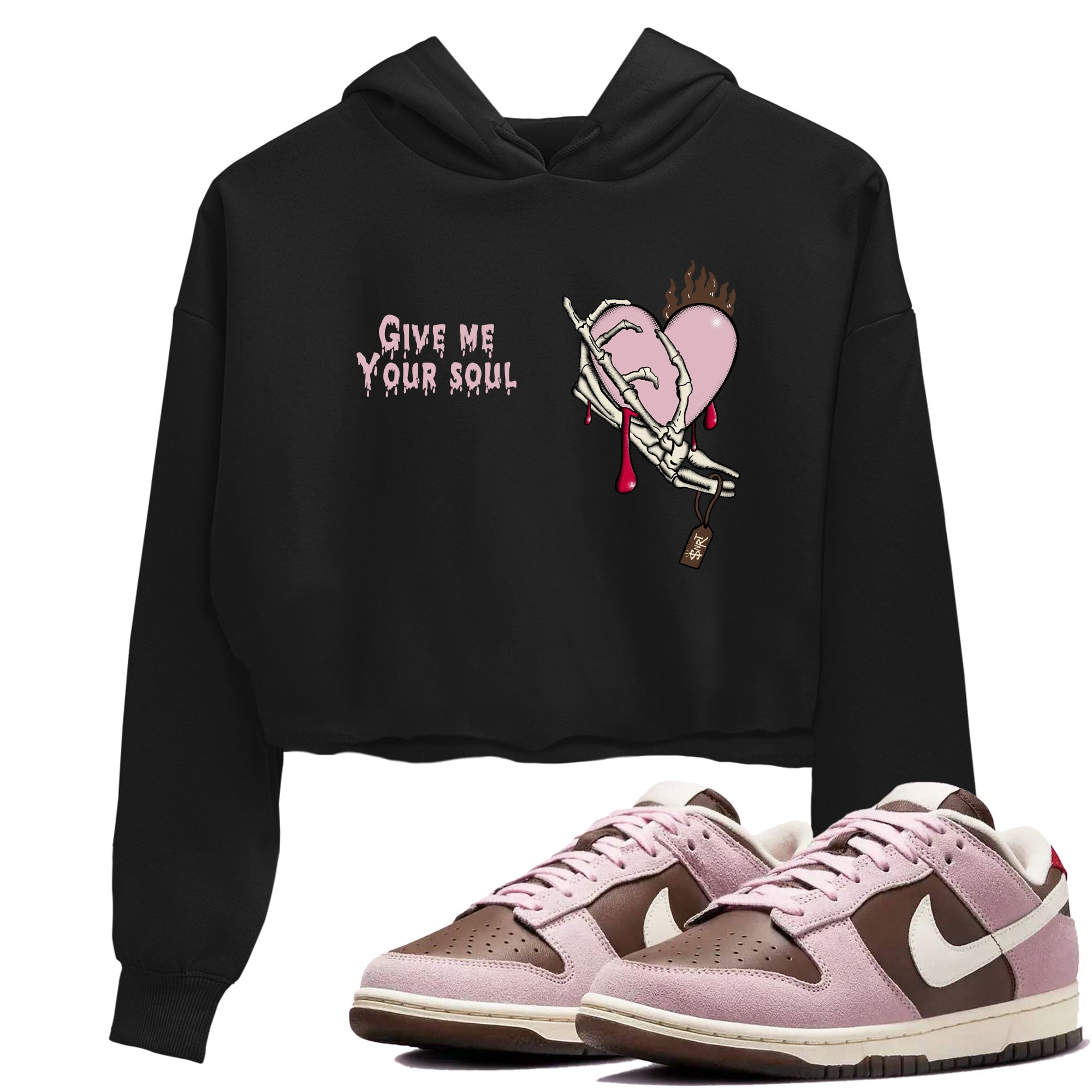 Give Me Your Soul snkmatch Women's Top - Dunk Cacao Wow And Pink Foam