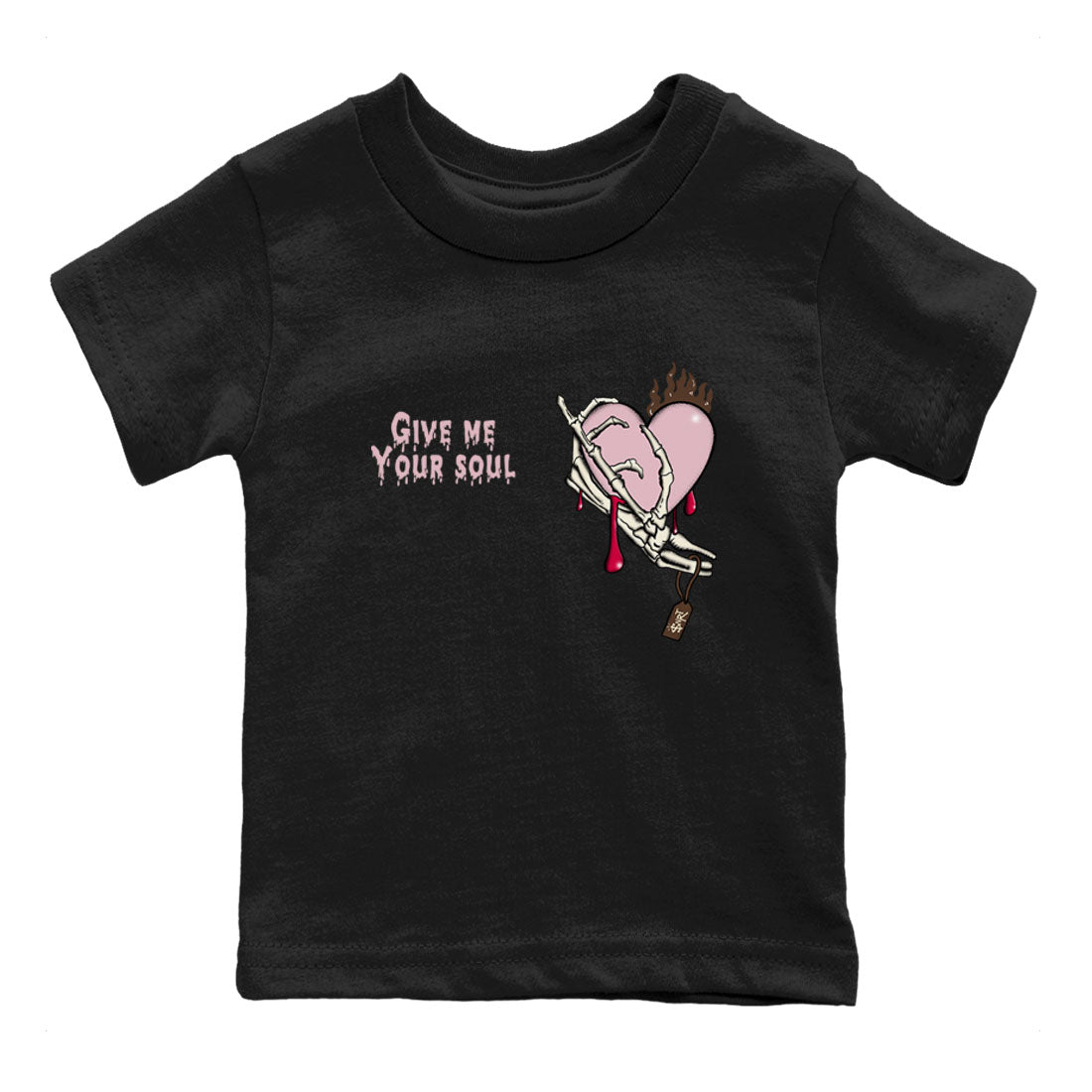 Give Me Your Soul snkmatch Tees Kids - Dunk Cacao Wow And Pink Foam