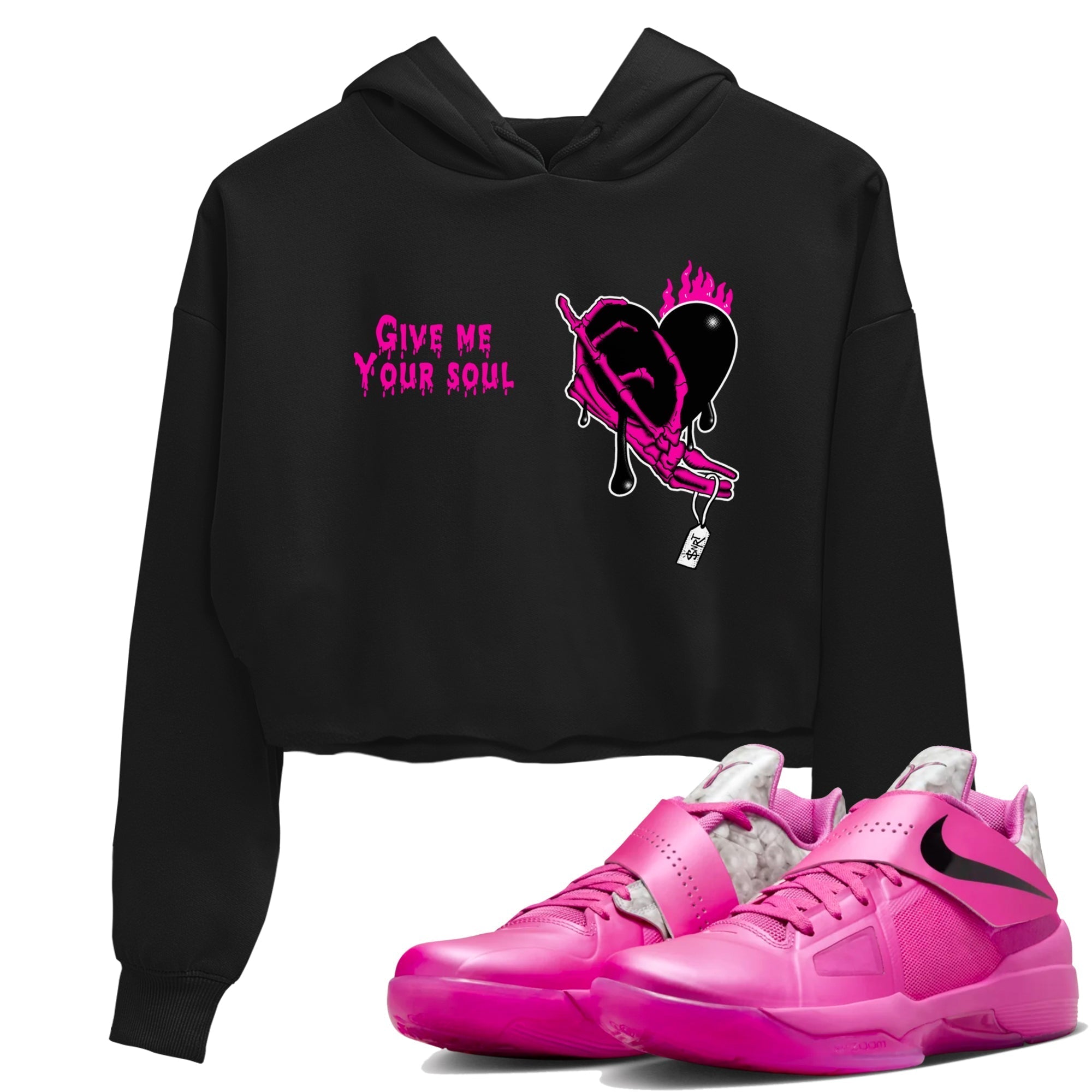 Give Me Your Soul snkmatch Women's Top - Nike KD 4 Aunt Pearl