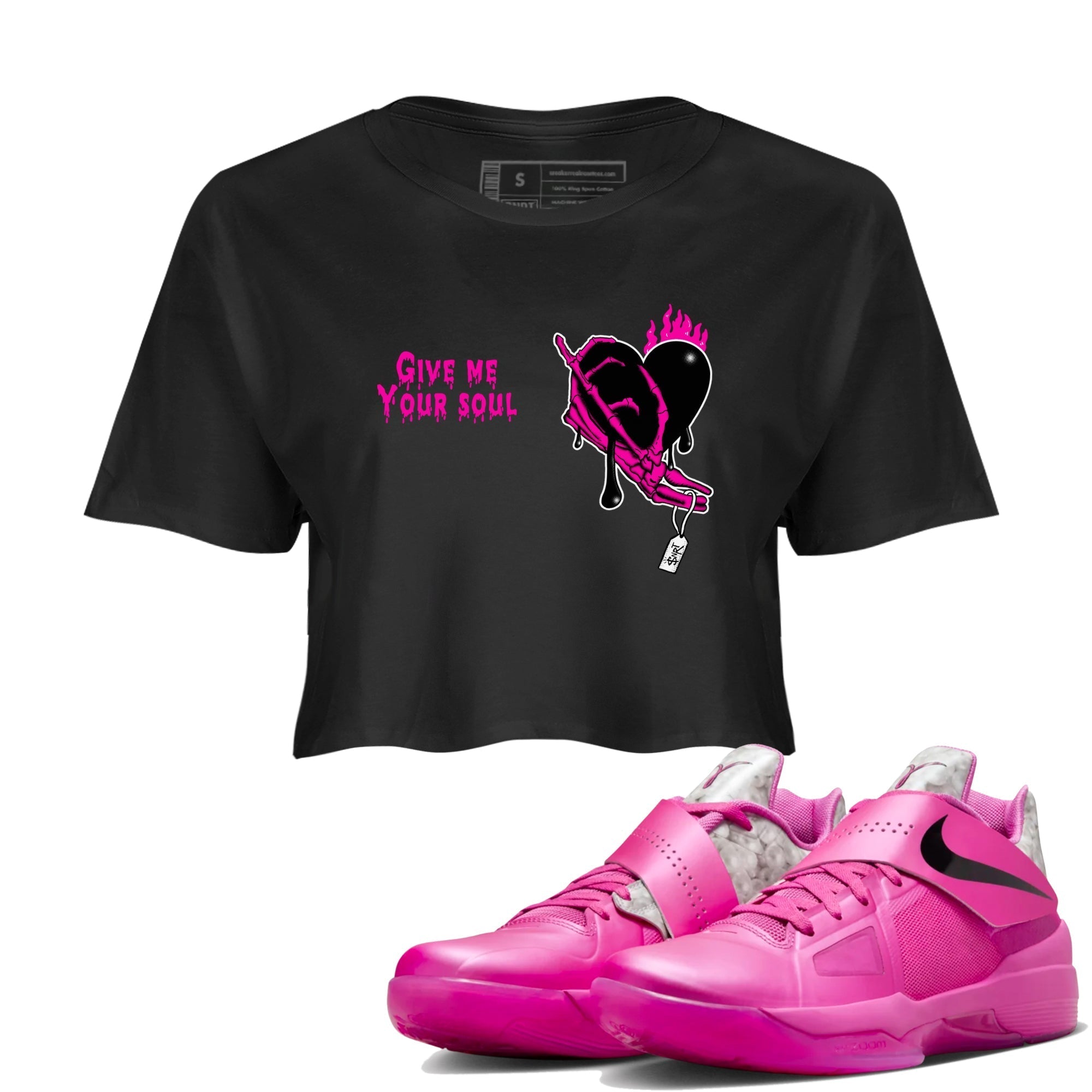 Give Me Your Soul snkmatch Women's Top - Nike KD 4 Aunt Pearl