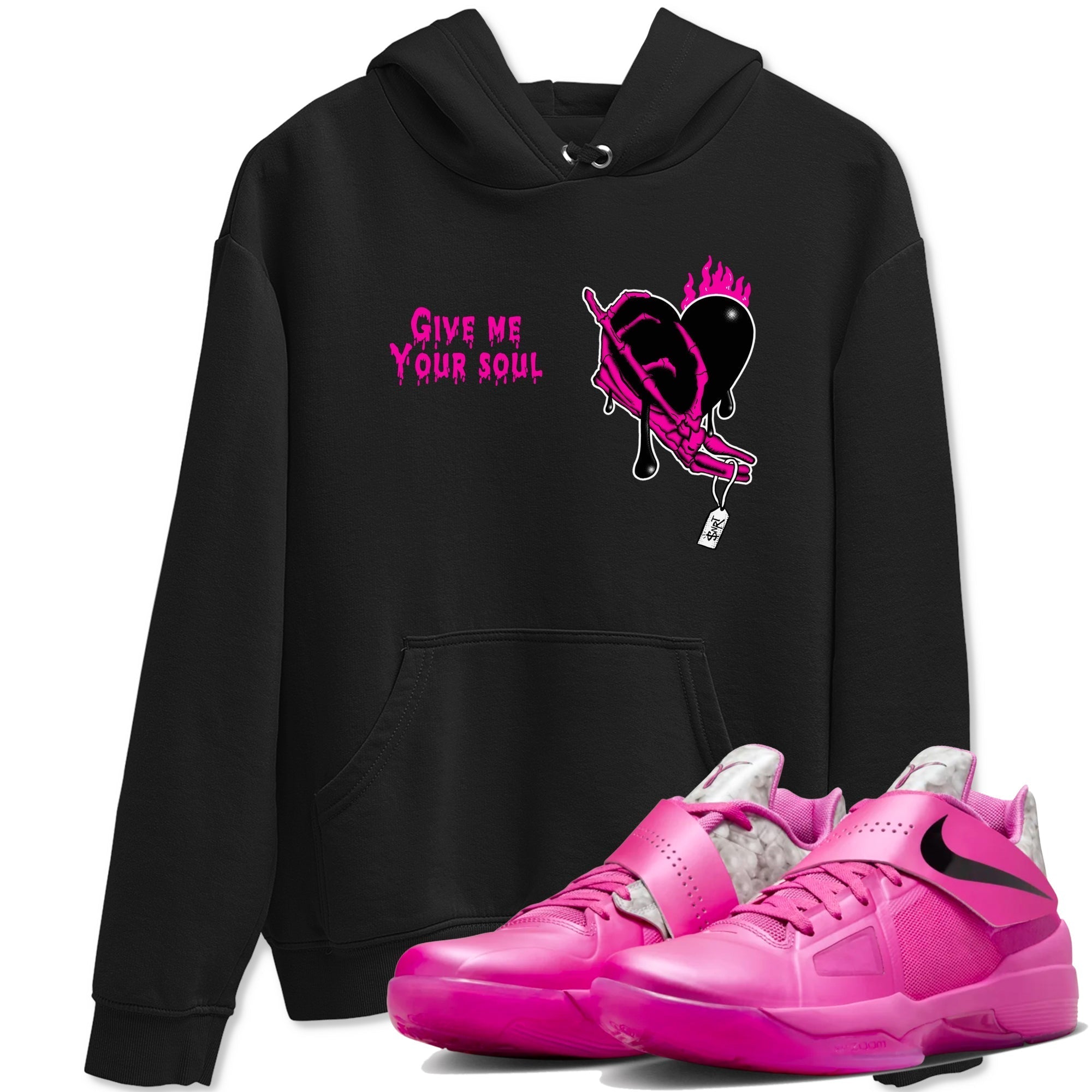Give Me Your Soul snkmatch Tees - Nike KD 4 Aunt Pearl