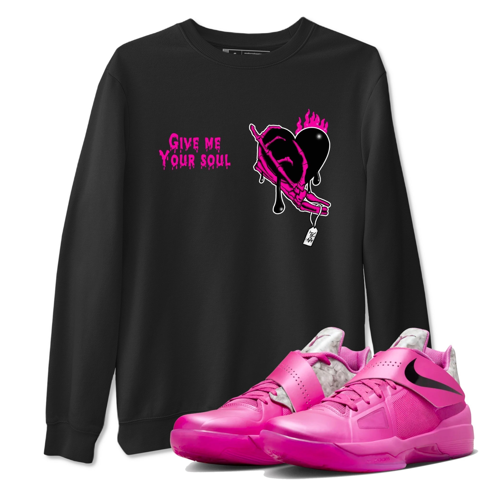 Give Me Your Soul snkmatch Tees - Nike KD 4 Aunt Pearl