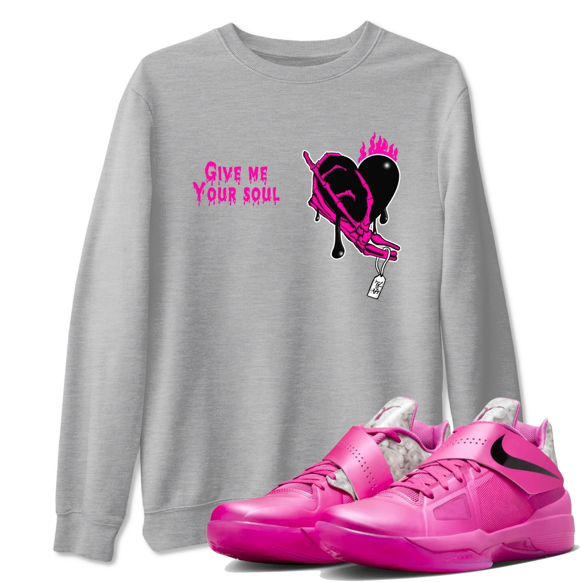 Give Me Your Soul snkmatch Tees - Nike KD 4 Aunt Pearl