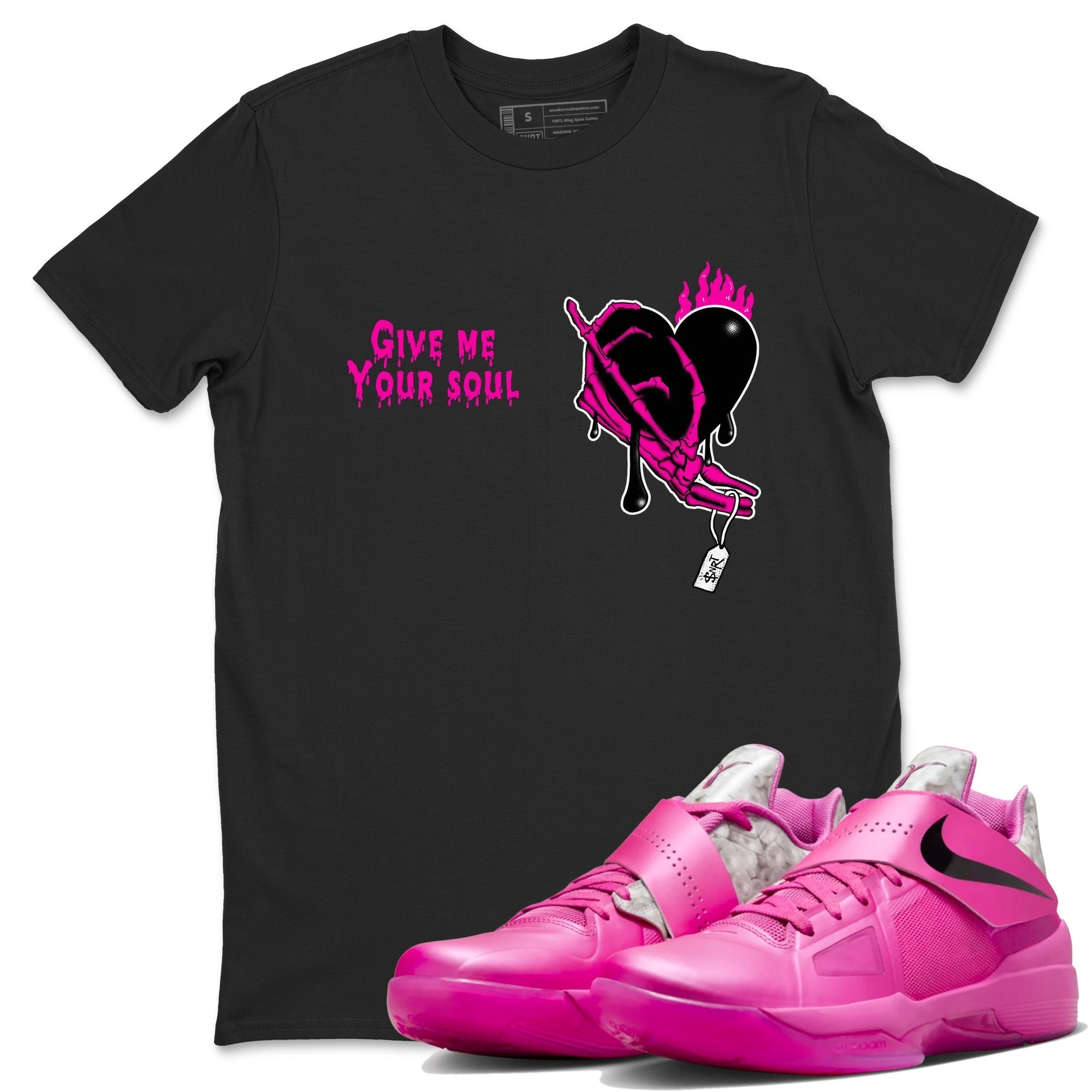 Give Me Your Soul snkmatch Tees - Nike KD 4 Aunt Pearl