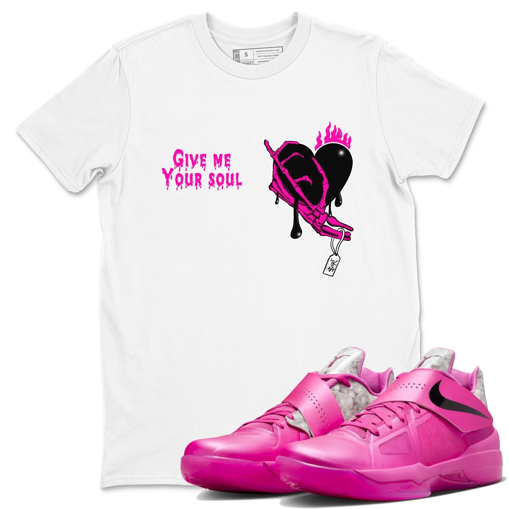 Give Me Your Soul snkmatch Tees - Nike KD 4 Aunt Pearl
