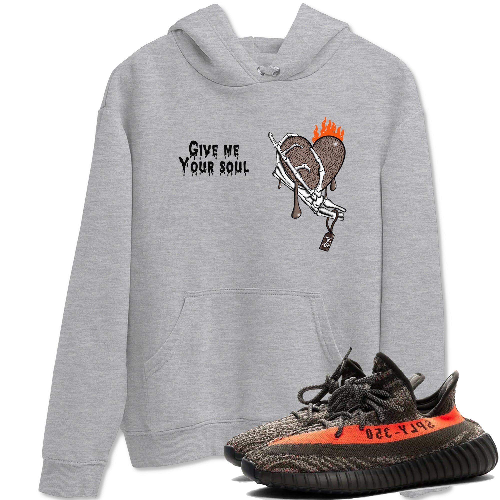 Give Me Your Soul snkmatch Tees - Yeezy 350 Carbon Beluga