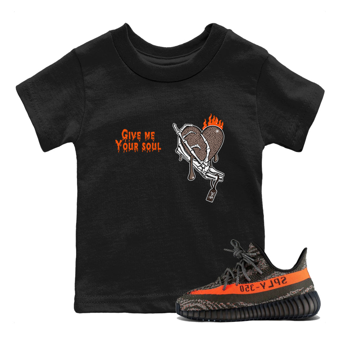 Give Me Your Soul snkmatch Tees Kids - Yeezy 350 Carbon Beluga