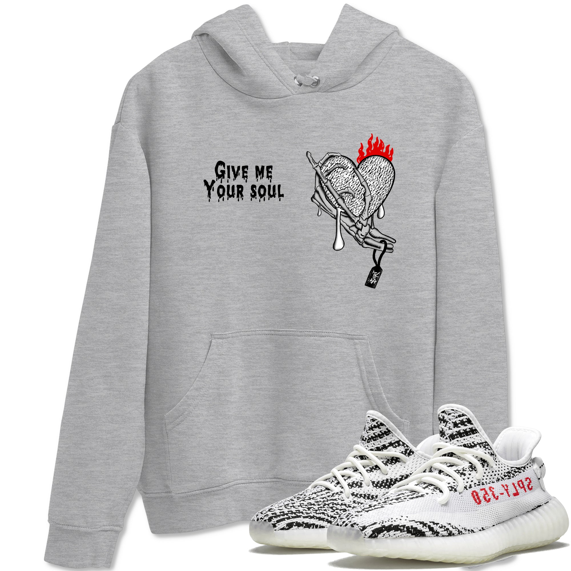 Give Me Your Soul snkmatch Tees - Yeezy 350 Zebra