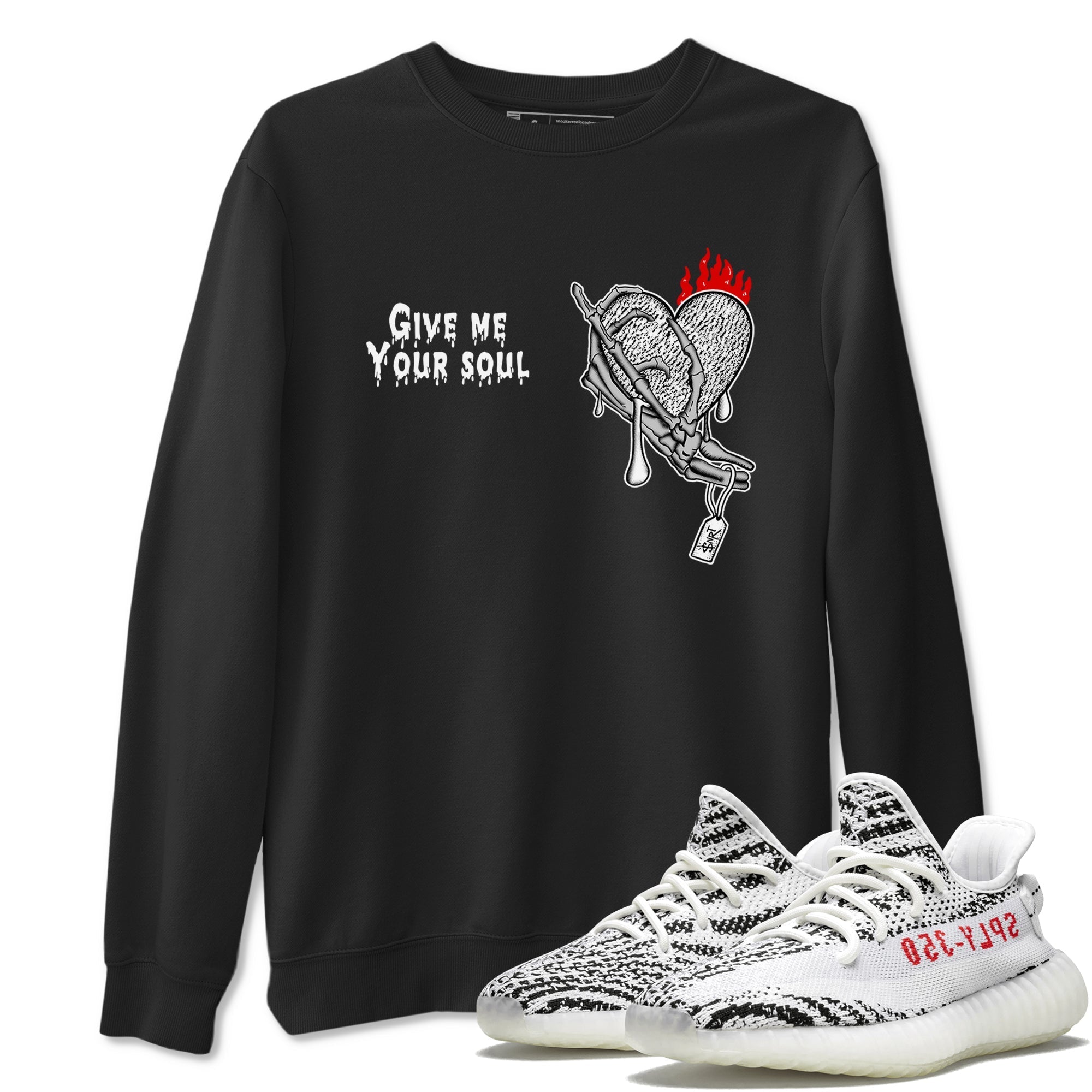 Give Me Your Soul snkmatch Tees - Yeezy 350 Zebra