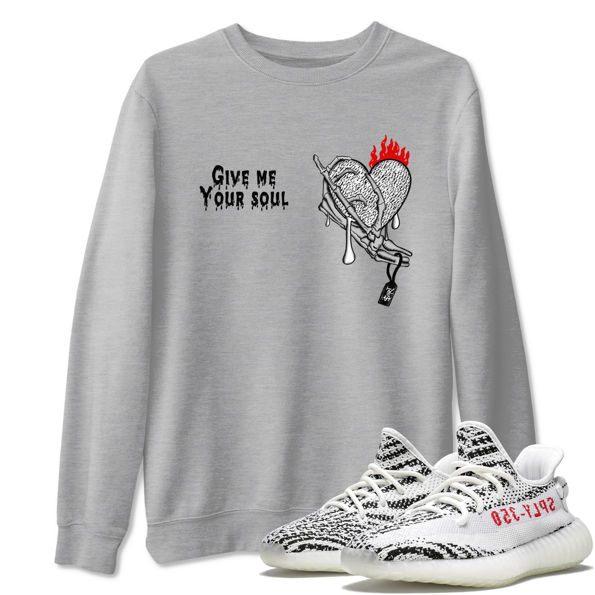 Give Me Your Soul snkmatch Tees - Yeezy 350 Zebra