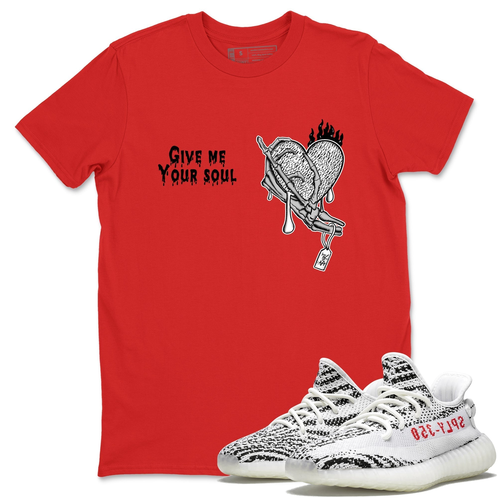 Give Me Your Soul snkmatch Tees - Yeezy 350 Zebra