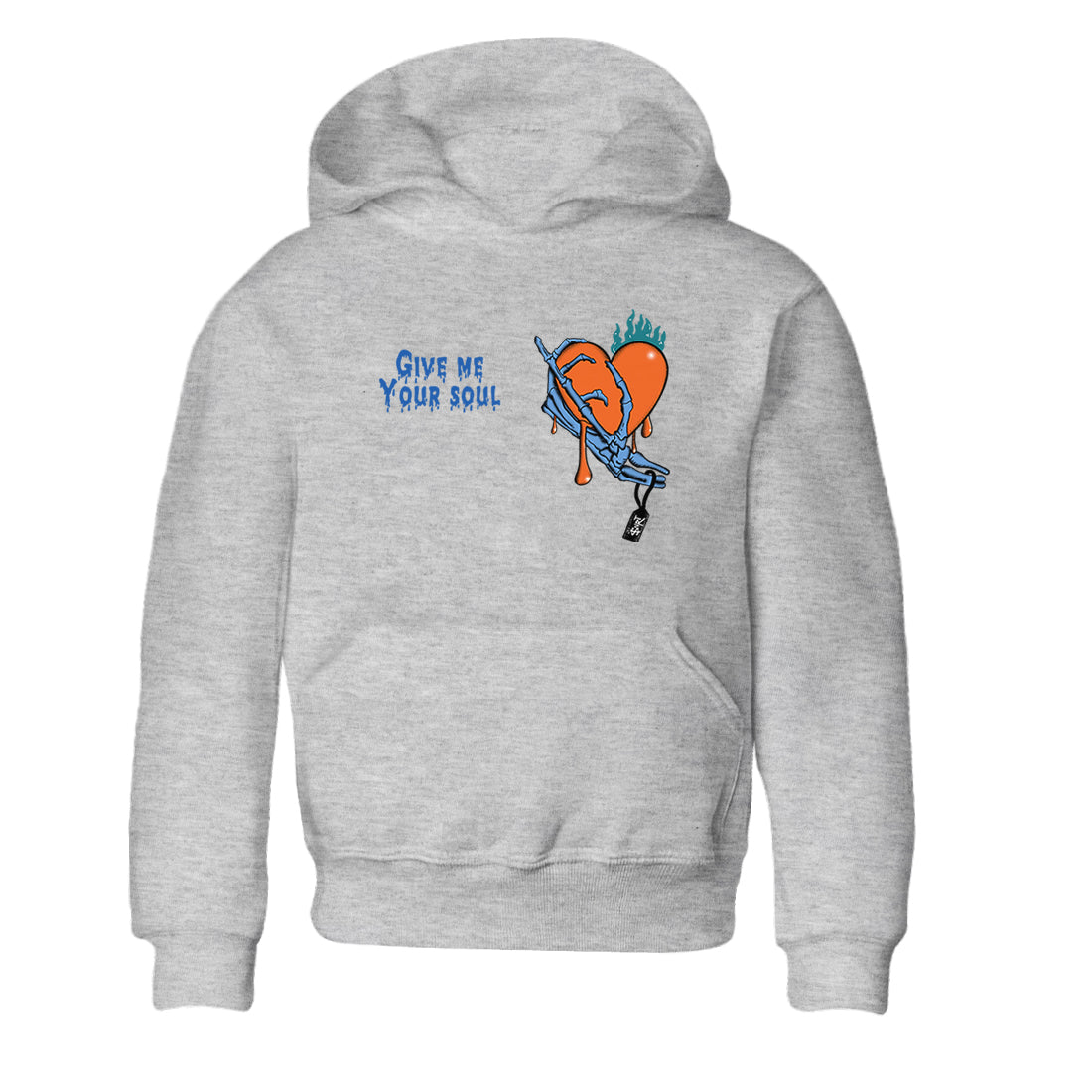 Give Me Your Soul snkmatch Tees Kids - Yeezy 700 Bright Blue