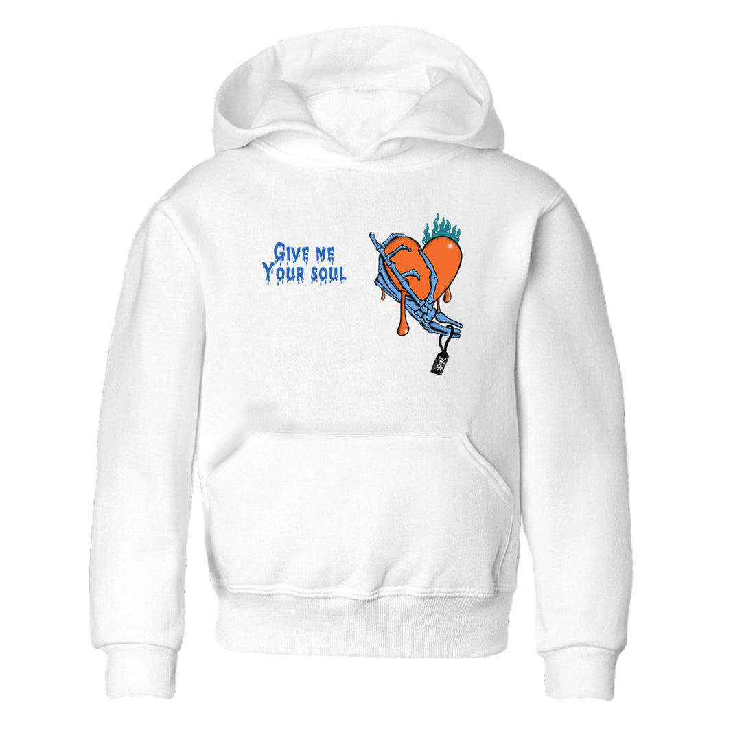 Give Me Your Soul snkmatch Tees Kids - Yeezy 700 Bright Blue