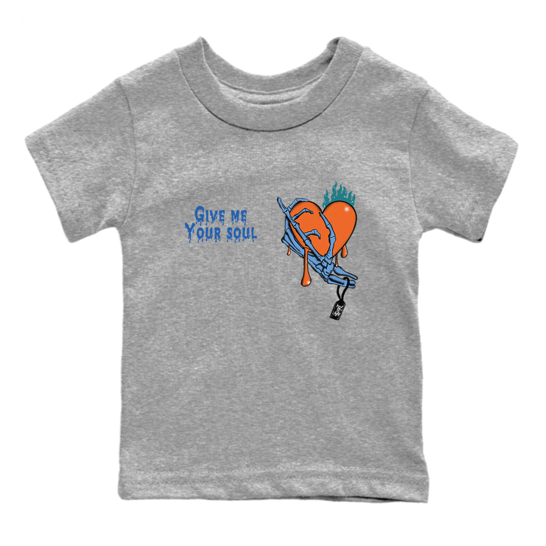 Give Me Your Soul snkmatch Tees Kids - Yeezy 700 Bright Blue