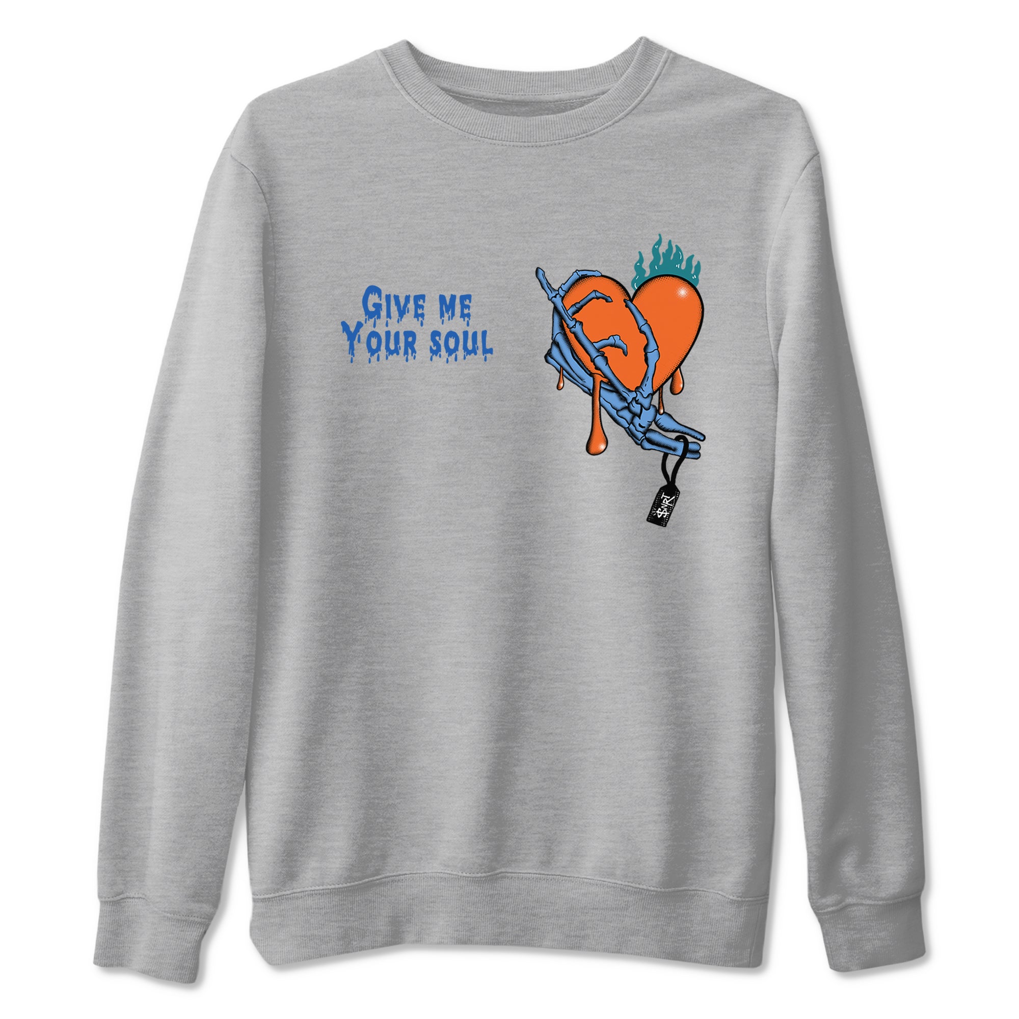Give Me Your Soul snkmatch Tees - Yeezy 700 Bright Blue